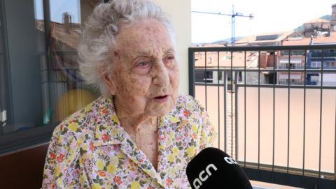 Maria Branyas, una supercentenaria que encabeza la lista de personas más longevas en Cataluña