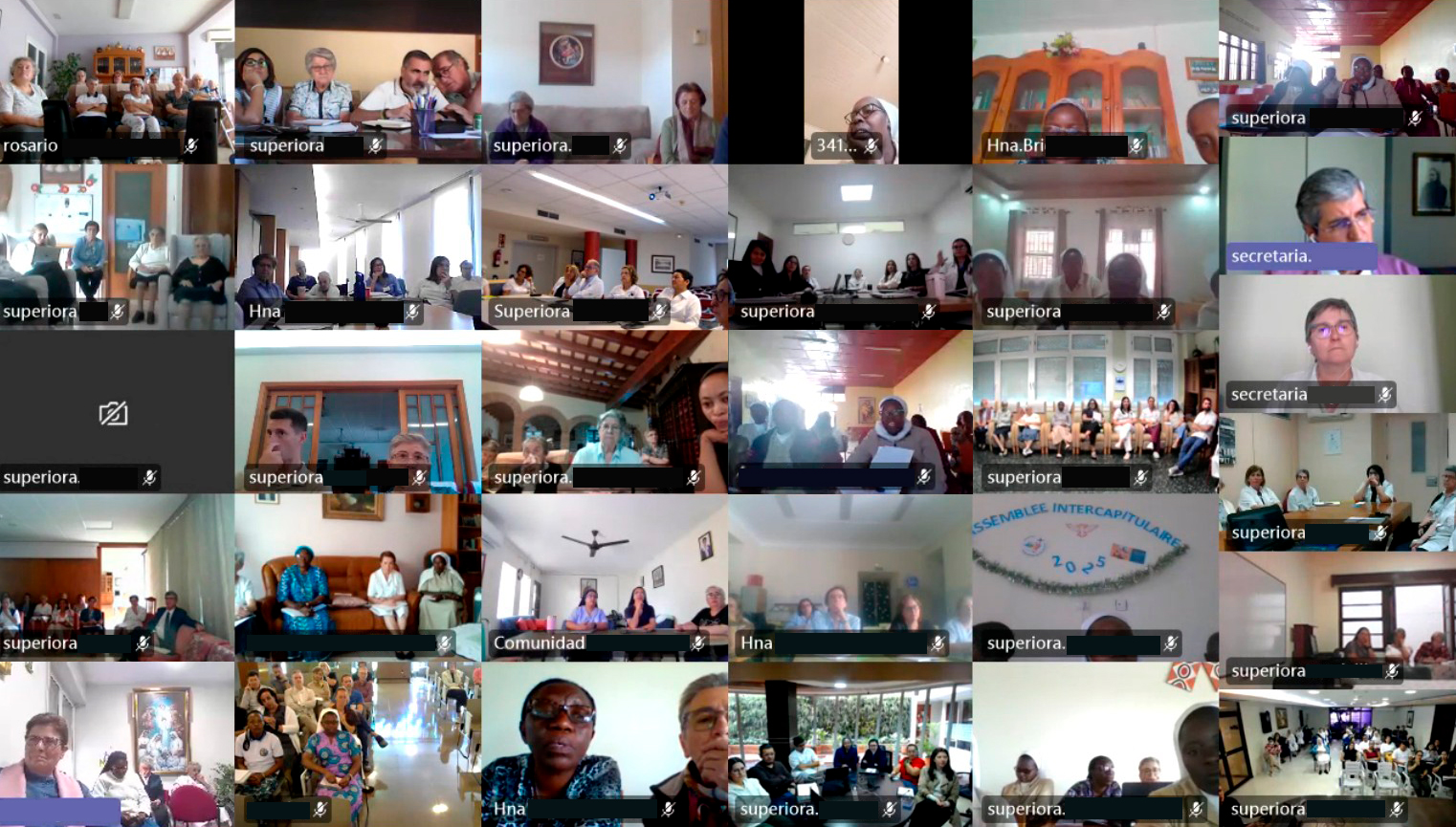 La Asamblea Intercapitular del IRSJG se celebró en modo virtual y participaron religiosas, laicos de San José de Gerona y colaboradores de sus centros.