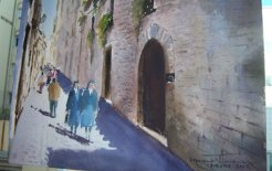 Primer premio: Carrer de la Força. Autor: Francisco Moreno.