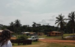 Imagen de un poblado de Guinea Ecuatorial