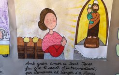 Celebración nacimiento María Gay Tibau, Col·legi Sagrada Família