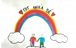 Dibujos y mensajes de niños y niñas de primaria