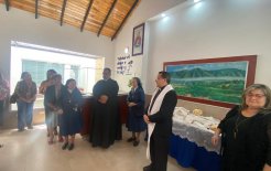 Momento de la bendición del Centro de Salud Arquidiocesano San José