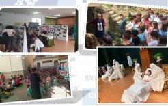 Algunas imágenes de la Semana Cultural del Colegio Santa Teresa de Porcuna, dedicada al centenario de las Religiosas de San José de Gerona en Porcuna