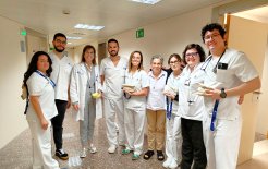 Celebración del Día de la Enfermería en la Clínica Nostra Senyora del Remei.
