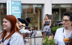  Alba Aguilar y Jofre Garnes, la música que amenizó la fiesta. 