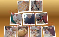 Talleres navideños como el de creación de galletas, en la Residència Santa Maria del Tura, Olot. 