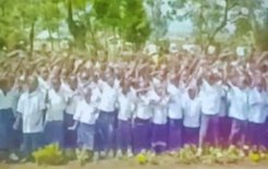 La felicitación navideña del alumnado de Rubare, RD. Congo, a los "amigos y amigas" de los otros Colegios del IRSJG.