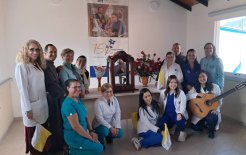 Imagen reciente con parte del equipo del Centro Arquidiocesano de Salud San José, en la ciudad venezolana de Mérida.