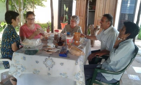 Roque y Manoli con las Hnas de la Comunidad de Tizimín