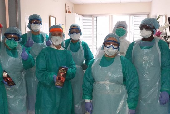 Donación de Chocolates Torras a los sanitarios