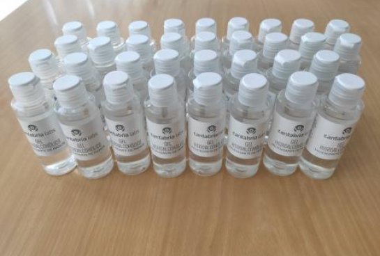 Donación de gel hidroalcohòlico