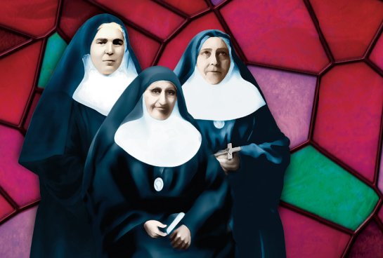 Beatas mártires. Hnas. Fidela Oller, Josefa Monrabal y Facunda Margenat