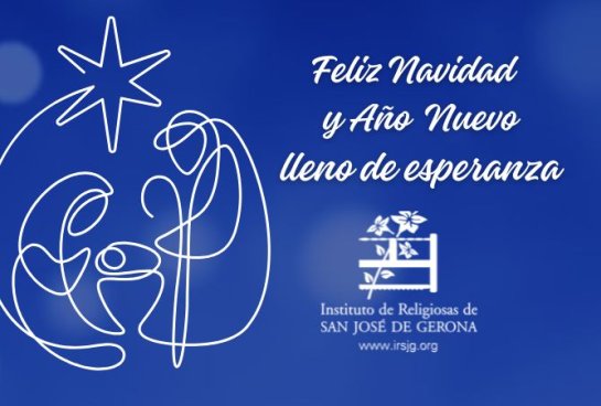 Felicitación navideña del Instituto de Religiosas de San José de Gerona, 2024.