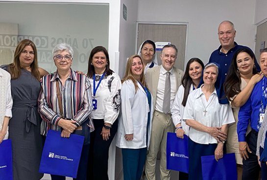 Los profesionales de la Clínica estuvieron acompañados en la inauguración de la Junta Delegada del Gobierno General del IRSJG.