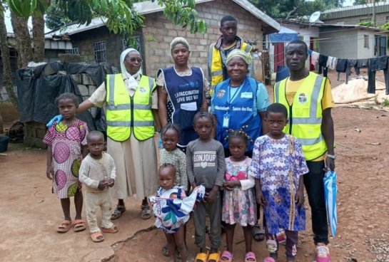 El equipo que intervino en esta campaña, encabezado por la Hna.  Hna. Françoise Nyiraguhirwa.