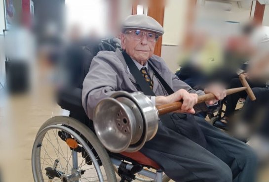 Pere Jordà intervino con una notable lucidez compartiendo su experiencia.