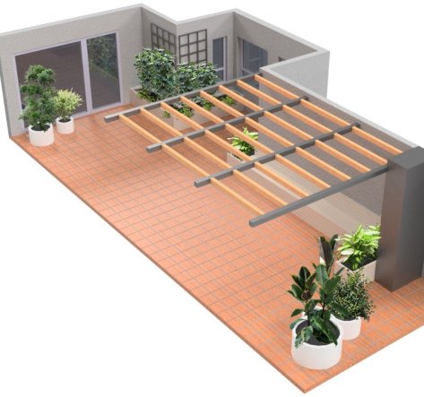 Situado en la terraza de la segunda planta, el jardín es accesible para todos los usuarios, con un diseño pensado para estimular los sentidos, reducir el estrés y ofrecer momentos de dispersión y alivio.