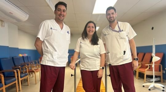 Un trabajo coordinado y de equipo: Marc Antoni Ruzafa, Sonia Zurita y Josep Mas.