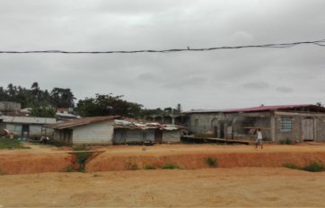 Poblado en Guinea Ecuatorial