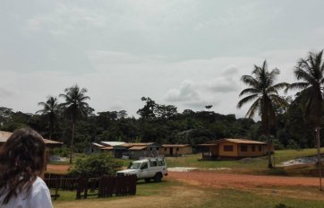 Imagen de un poblado de Guinea Ecuatorial